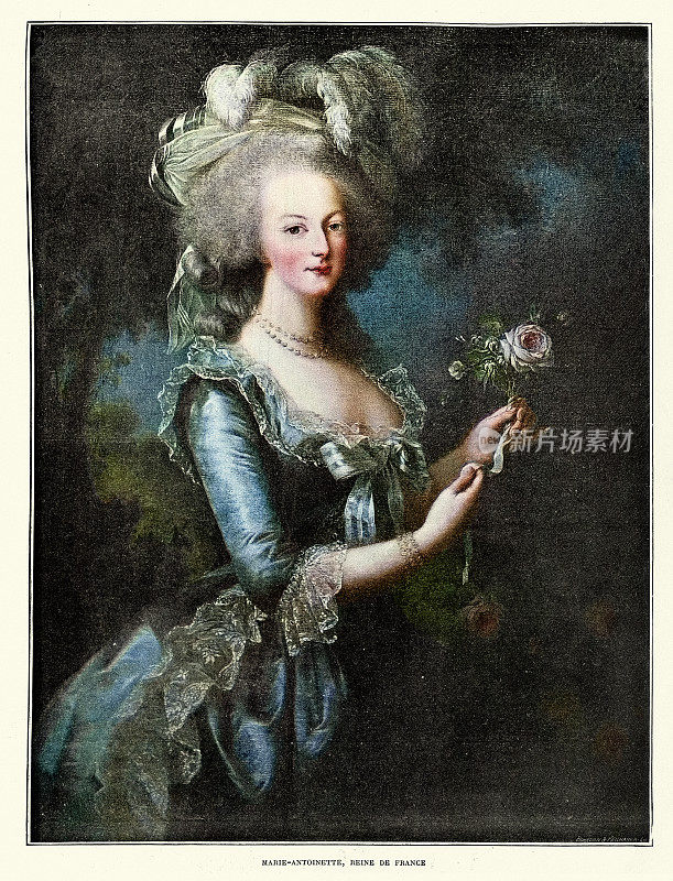 Portrait of Marie-Antoinette Queen of France, after Élisabeth Vigée-Lebrun